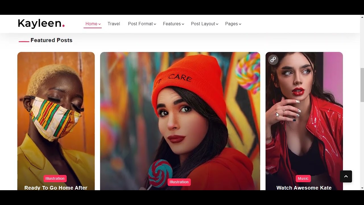 Kayleen | Blog & Magazine WordPress Theme Demo Showcase || MZ Creative Studio
