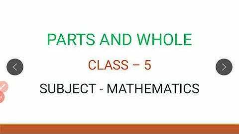 (Parts and whole part -2 )Types of fractions