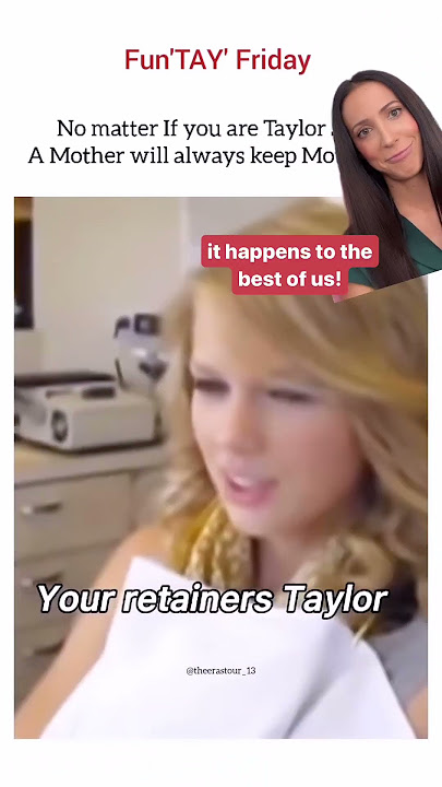 Taylor Swift at the dentist because she lost her retainers #shorts - YouTube