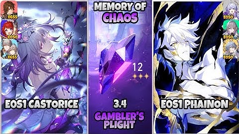 MoC 12 v3.4 | Castorice E0S1 & Phainon E0S1 | Stage 12 | Honkai Star Rail