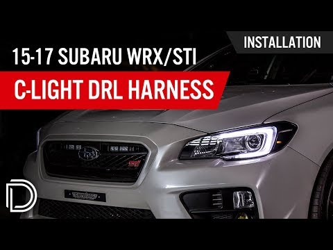 How to Install 2015-2017 Subaru WRX/STi C-Light DRL Harness by Diode Dynamics