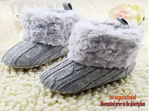 weixinbuy-baby-girls-knit-soft-fur-winter-warm-snow-boots-crib-shoes