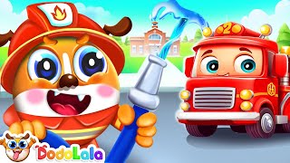 Firefighter Rescue Team Song 🧑‍🚒 Fire Safety Song | Kids Learning Song With DodoLala - DooDoo