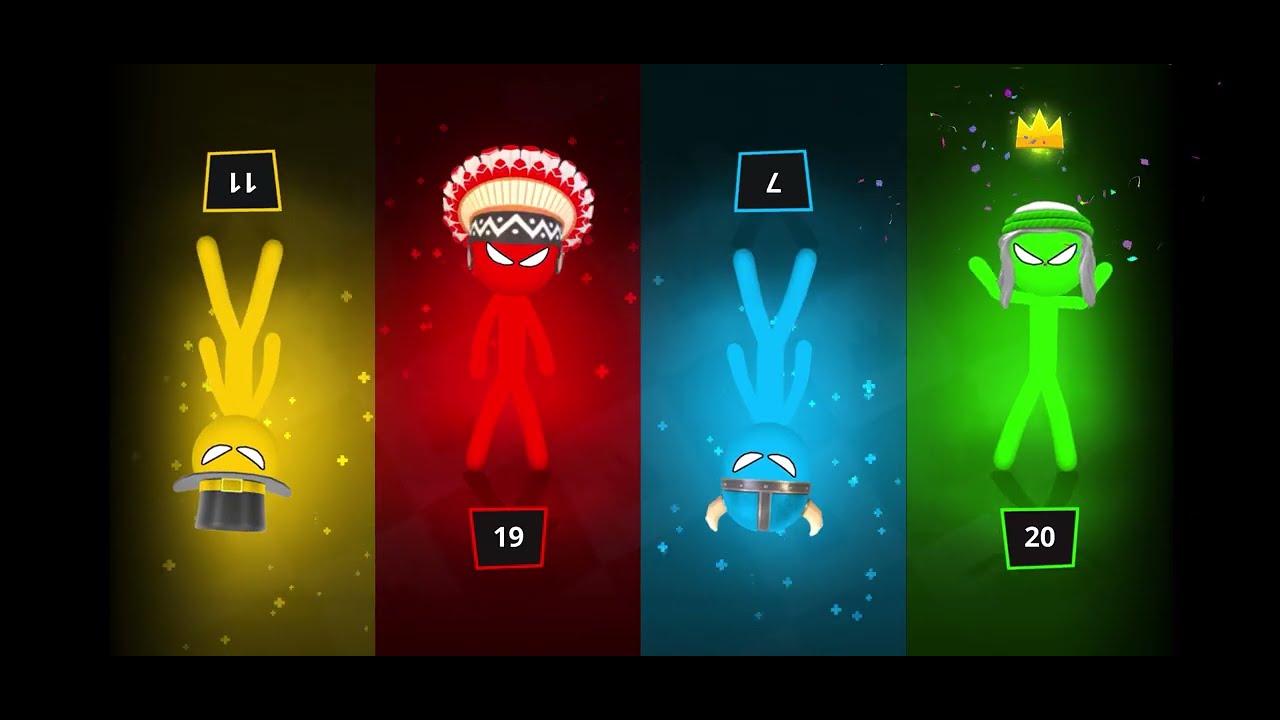 Stickman Party 1 2 3 4 Player - NEW MINIGAMES Tournament Mode 2026 ...