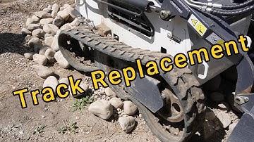 How to replace Mini Skid Steer tracks