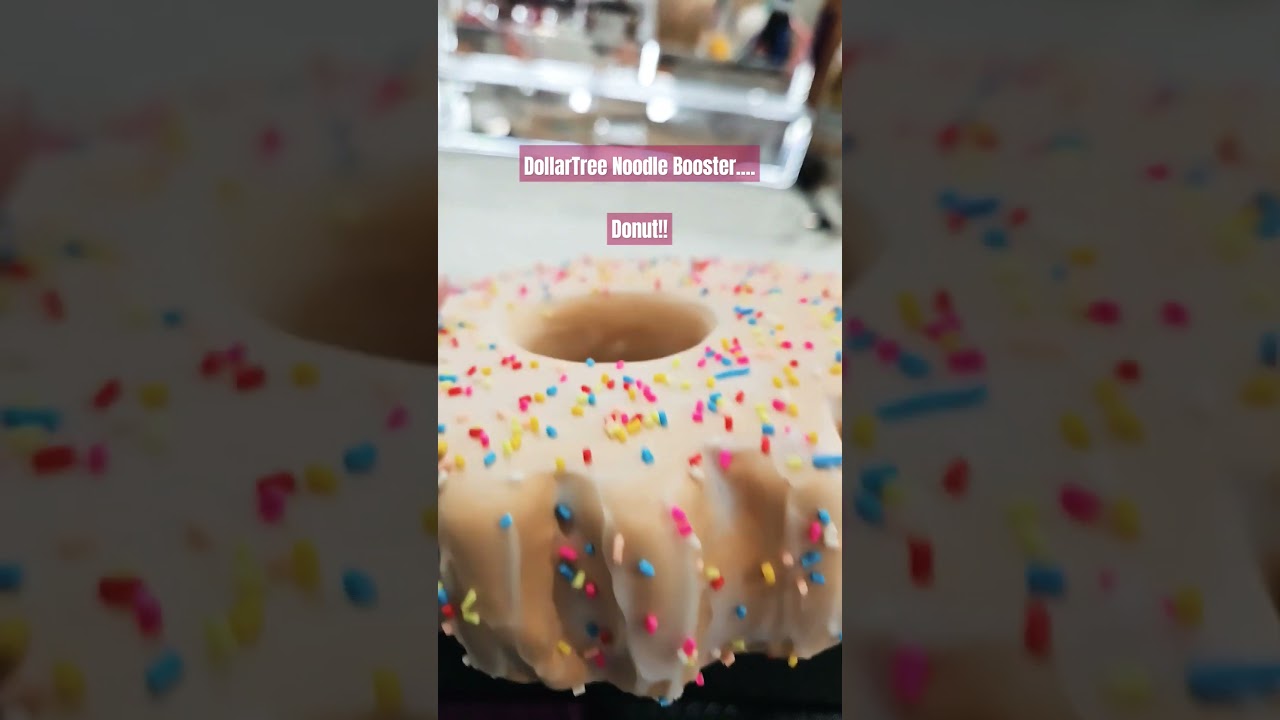 Transform a pool noodle booster from DT into a Fake Bake Donut! 