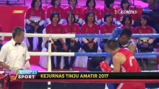 Sasana Boxing Mabes TNI AD Juarai Kejurnas Tinju Amatir