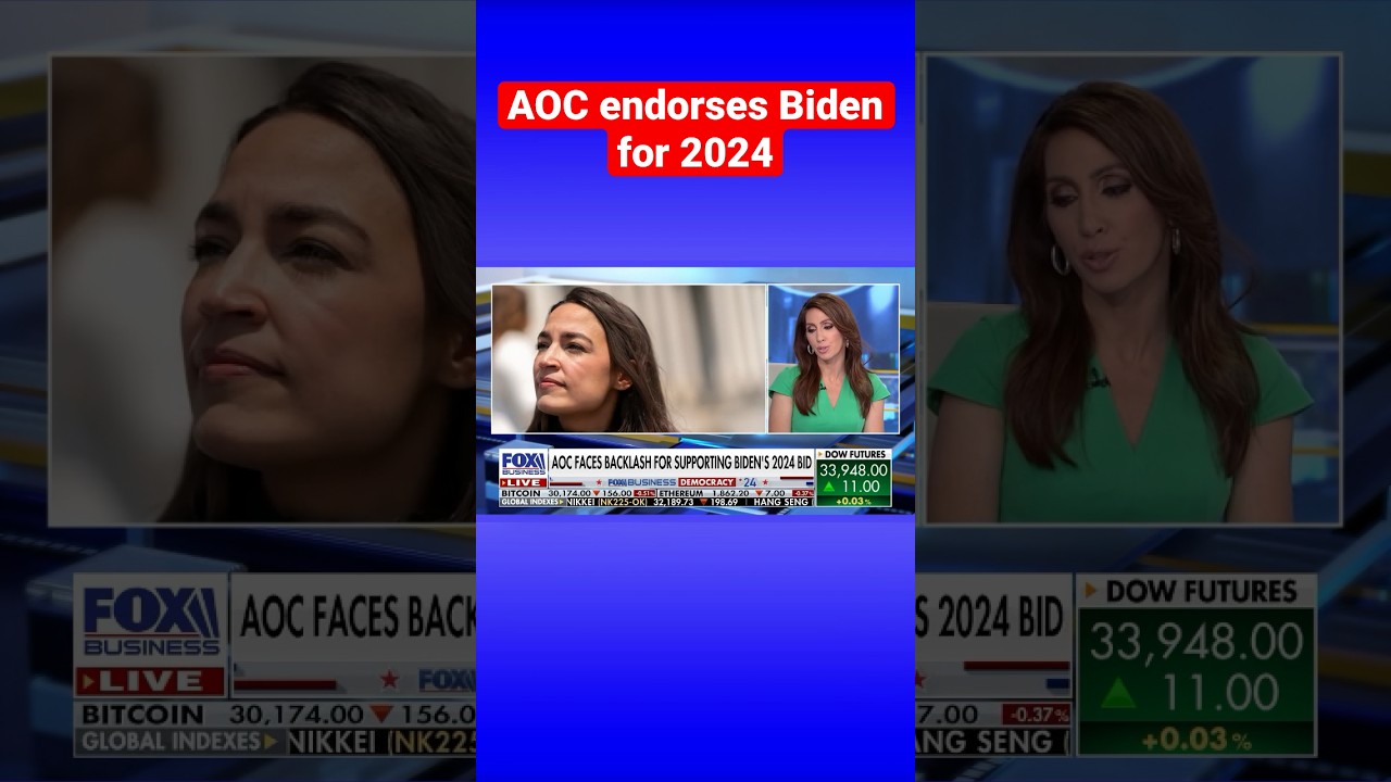 Progressives turn on AOC over her support for this 2024 presidential candidate #shorts