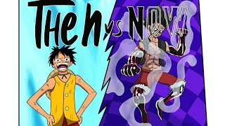 Kingballer06 Art - Luffy Then Vs Now
