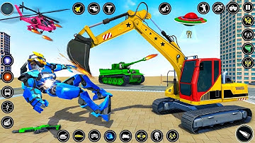 Mech Robot Transform Dragon Monster Truck - Wars Robot Game 2024 - Android Gameplay