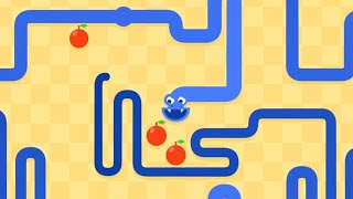 Google Snake Borderless Mode - 50 apples in 38s 340ms (3 apples / Speed Normal / Size Standard)