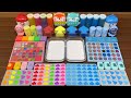 RAINBOW vs BLUE I Mixing random into Glossy Slime I Satisfying Slime #700