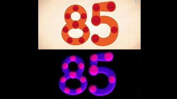 Endless Numbers Count 85 Bevel Effect Inversion Color Effect & G major Effect.