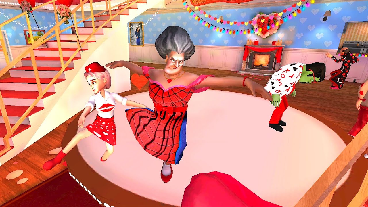 Scary Teacher 3D - Miss T spiderman Funny Moments