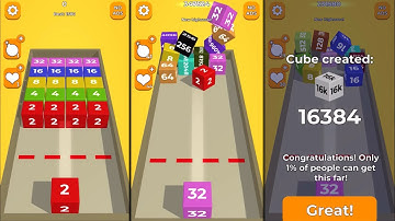 Chain cube 2048 3D Gameplay High Score