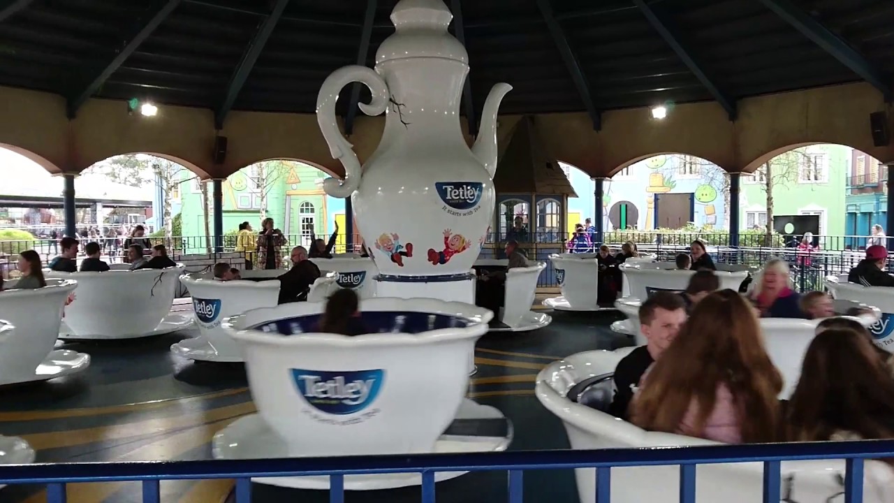 Storm In A Teacup Ride At Thorpe Park Resort, April 2017 YouTube