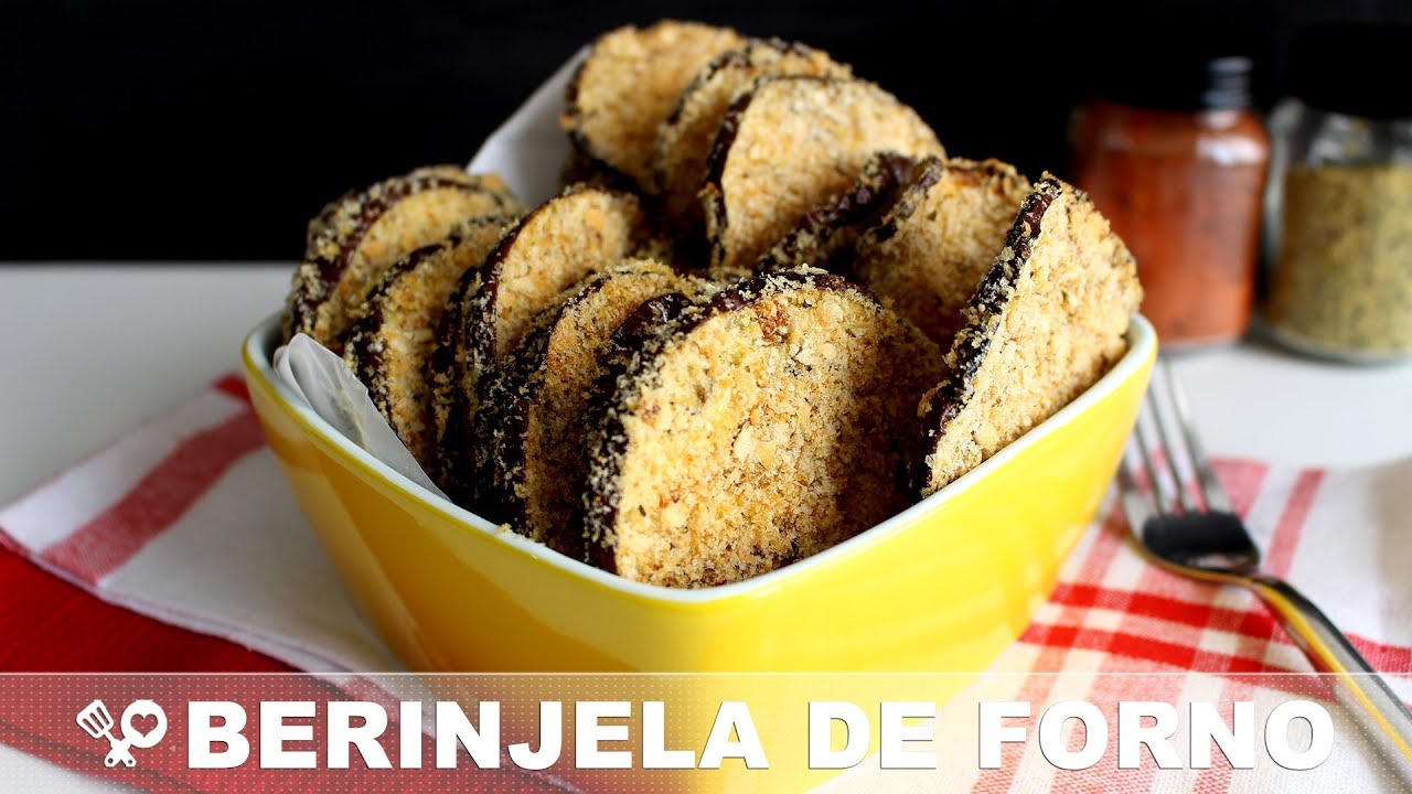 BERINJELA DE FORNO CROCANTE RECEITA SEM CARNE RECEITAS QUE AMO