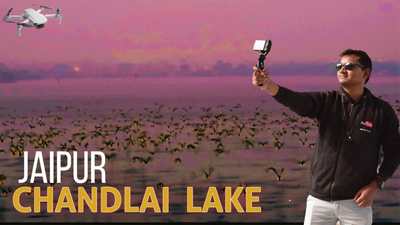Chandlai Lake, Jaipur | Patrika Gate | Drone View | Lake Near Jaipur | MR.RK VLOG