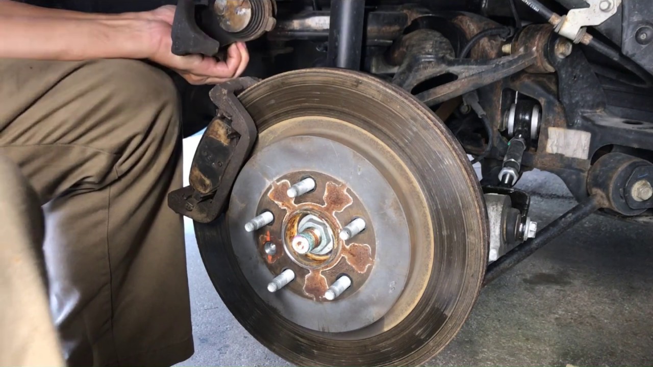 2014 Ford Explorer Rear Brake Replacement - YouTube