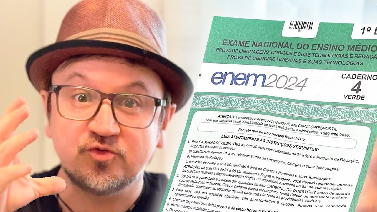 MINHÃ OPINIÃO SOBRE O ENEM 2024