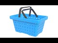 3D model of thematic plastic shopping basket. Blender Market - Superhive, CGtrader (no audio)