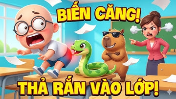 [Tập 11] Capybara Đại Chiến Long Trọc: Thả Rắn Vào Lớp Cười Xỉu 🤣 | Vy Xu Hướng