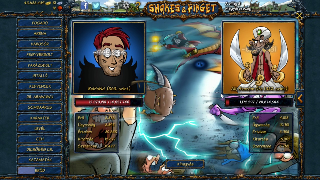 Shakes & Fidget - (s3) - Forgószél 242 - 271. szint