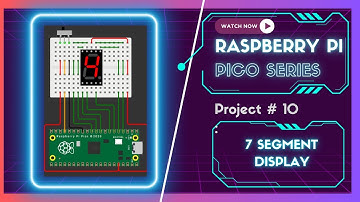 Seven Segment Display with Raspberry Pi Pico | MicroPython Tutorial on Wokwi