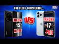 UM DELES SURPREENDE... XIAOMI 15 ULTRA 5G VS IPHONE 17 PRO 5G #smartphone #xiaomi  #iphone #video