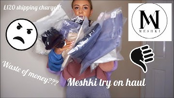 I TRIED MESHKI BASICS CLOTHING AND THIS IS WHAT HAPPENED.. FAIL