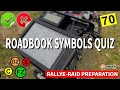 Roadbook symbols quiz  teste tes comptences m2 swank rally di sardegna pour la team mba