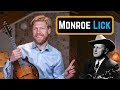 Bill monroe bluegrass mandolin lick  tutorial