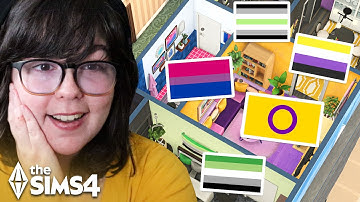 Every Room is a Different Pride Flag in The Sims 4 pt. 2 🏳️‍🌈