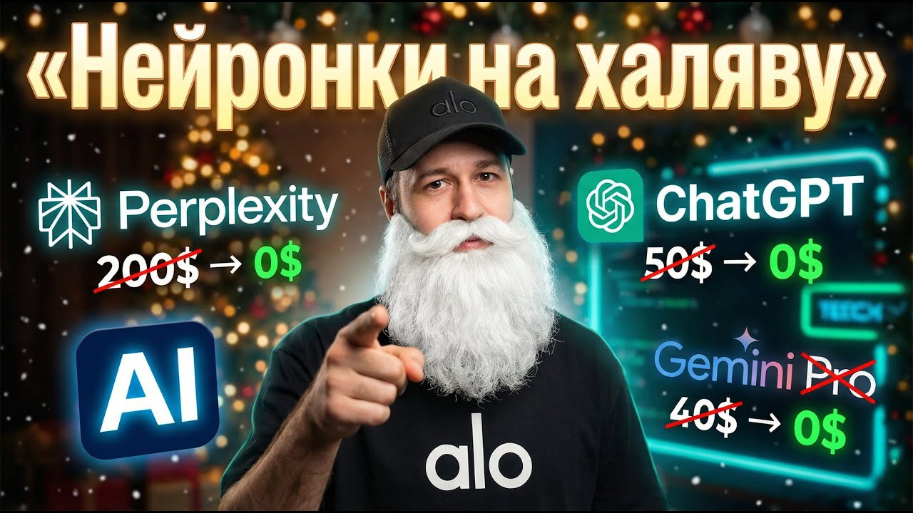 Получаем Gemini Business и ChatGPT for Teachers абсолютно бесплатно + Perplexity на год за $10