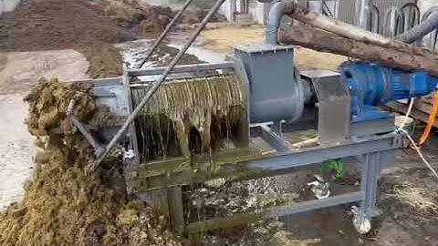 Cow Dung Dewatering Machine in Austria | Dairy Manure Separator