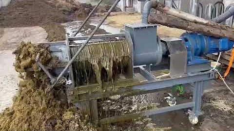 Cow Dung Dewatering Machine in Austria | Dairy Manure Separator
