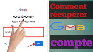 Comment récupérer un compte Gmail ||Récupération de compte Gmail ||