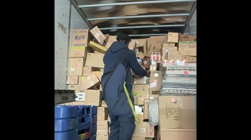 Dollar tree account- this is what it’s like unloading