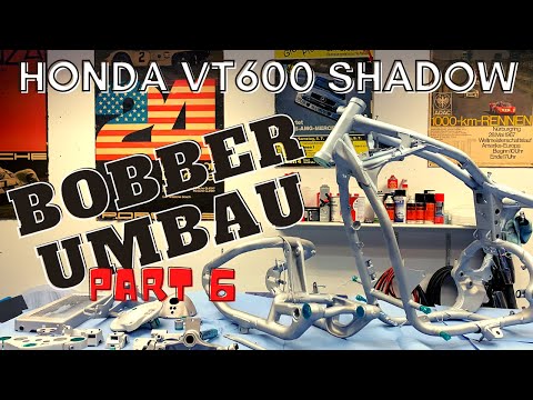 Bobber Umbau - Honda Shadow VT600 - Part 6 - Zerlegen und Pulverbeschichten