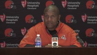 Hue Jackson We're chasing perfection