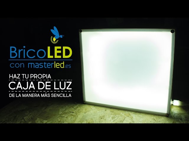 BricoLED - Caja de luz con TIRAS LED DIY 