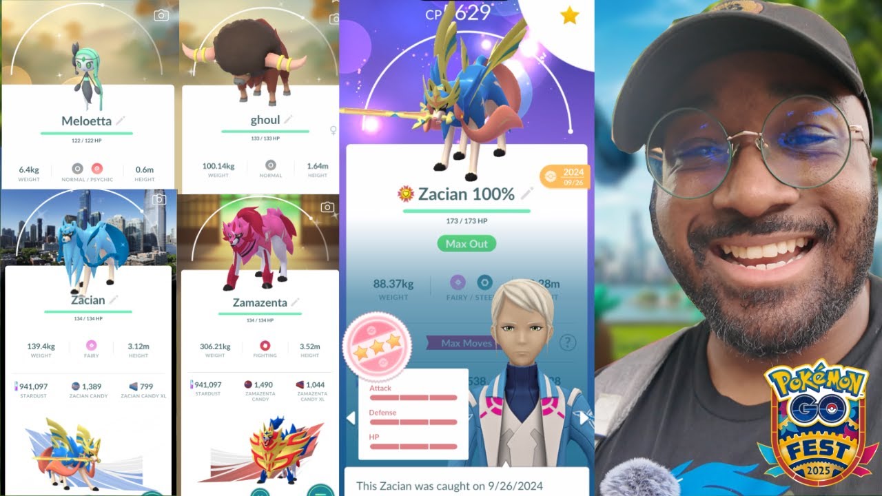 2nd/Final Day Of Go Fest Jersey City 2025 In New York! My Attempt At 300 Zamazenta & Zacian Raids!