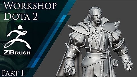 Creating set for Dota 2 with ZBrush. part 1