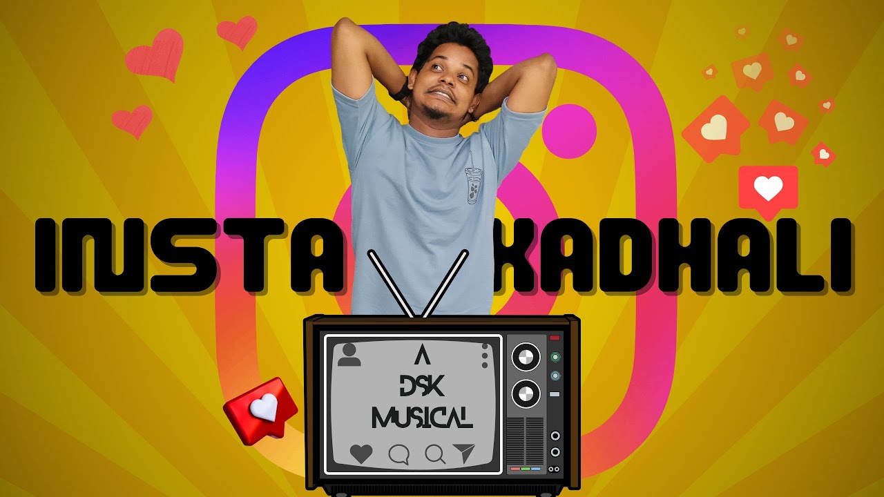 Insta Kadhali - Tamil Indie Animation Song  | a DSK musical | Sakthivel Lyrical | Vijay Visual