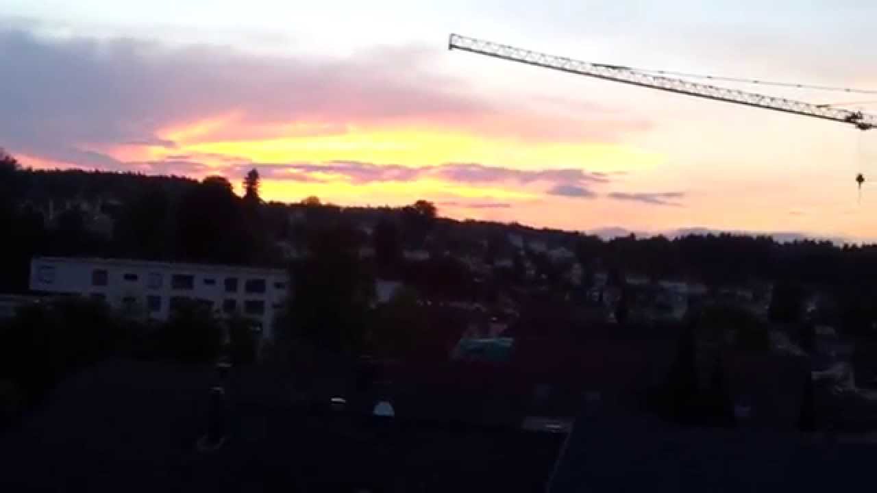abendrot über seon