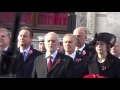 All the UK Prime Ministers since 1990 &amp; Jeremy Corbyn - Remembrance Sunday - November 2016
