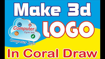 DESIGN 3D CLOUD LOGO  || Computer Gyan Info || computergyan