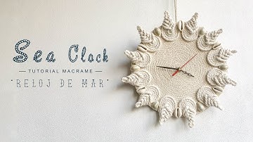 Macrame Sea Clock ‘Reloj de mar’