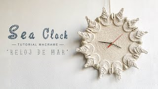 Macrame Sea Clock ‘Reloj de mar’