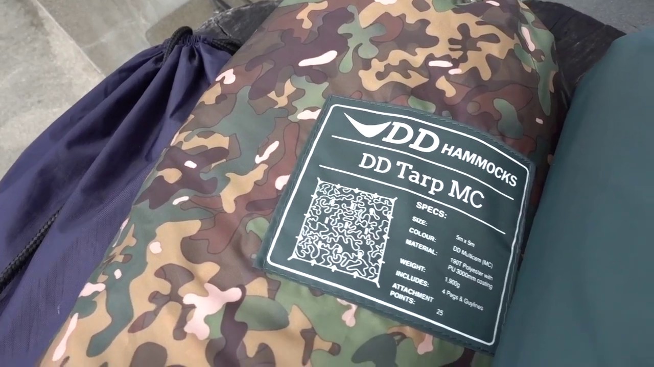 DD HAMMOCKS) DD Tarp 5x5】台風12号接近で「DDタープ 5x5 - MC」を 